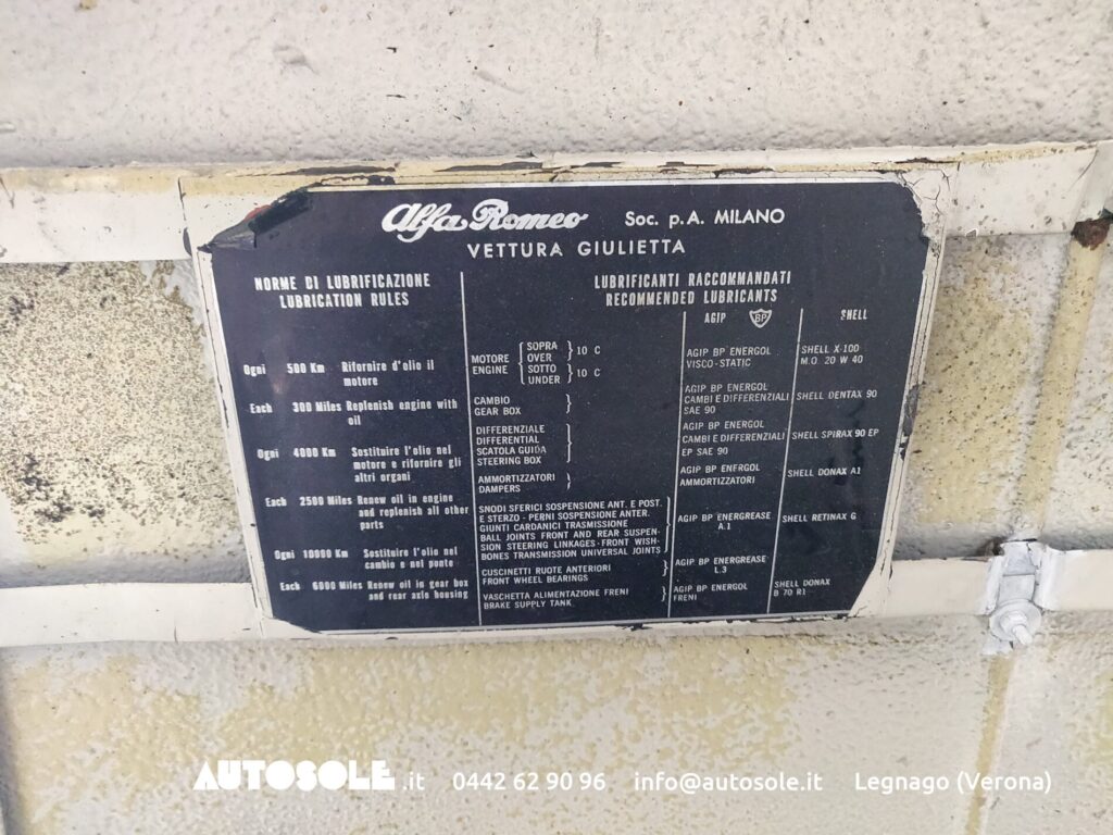 Alfa Romeo Giulietta Spider Type 101